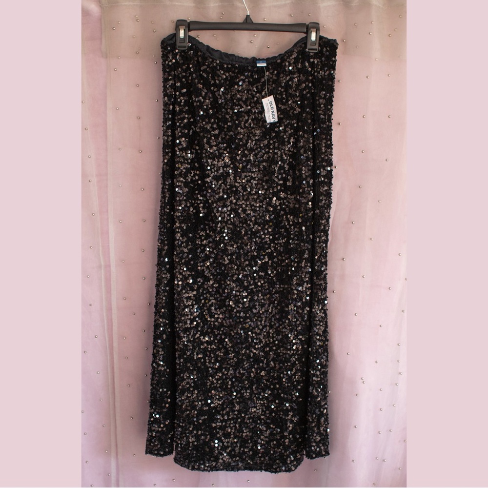 Viral Old Navy Sequin Maxi Skirt